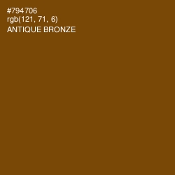 #794706 - Antique Bronze Color Image
